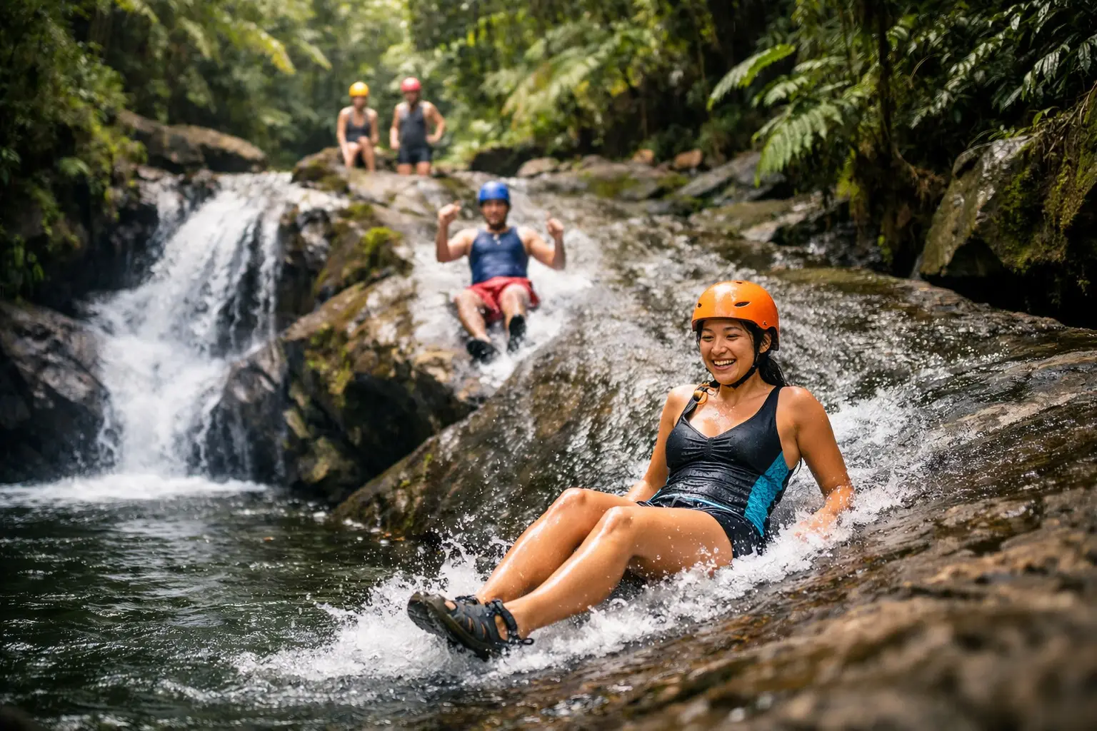 El Yunque Rainforest Famous Waterslide Adventures