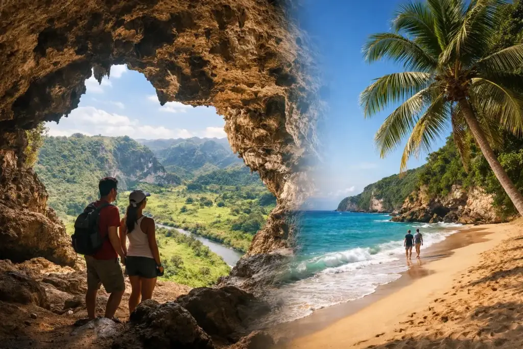Puerto Rico Cave and Beach Tour Worth Booking